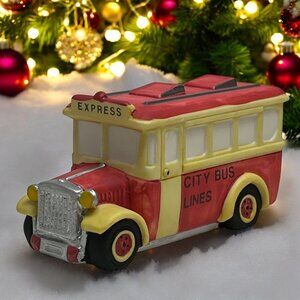 Dept 56 Transport - City Bus, Christmas in the City Loose Figurine from 1988
